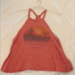 Casual Western Halter Tank